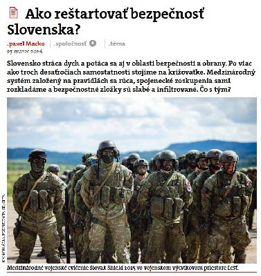 Ako po voľbách reštartovať bezpečnosť Slovenska?