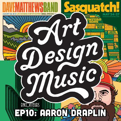 S1E10 – massively popular graphic designer Aaron Draplin