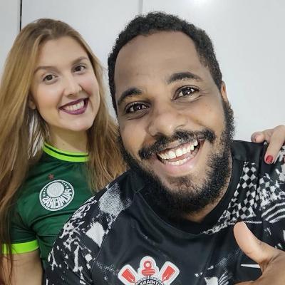 Casal Café com Leite: amor, zoeira e futebol entre Palmeiras e Corinthians • Resenha Bambambam #212