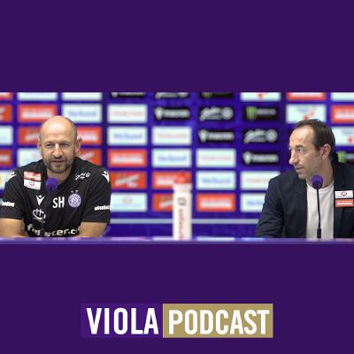 Vor Austria Wien - Baník Ostrava: Pressekonferenz mit Stephan Helm und Manuel Ortlechner (08/2025)