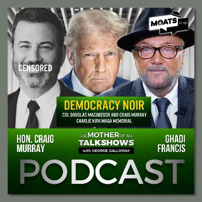 DEMOCRACY NOIR | Free Speech Clampdown | Gaza War | Charlie Kirk MAGA Memorial
