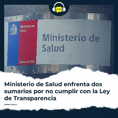 Ministerio de Salud enfrenta dos sumarios por no cumplir con la Ley de Transparencia