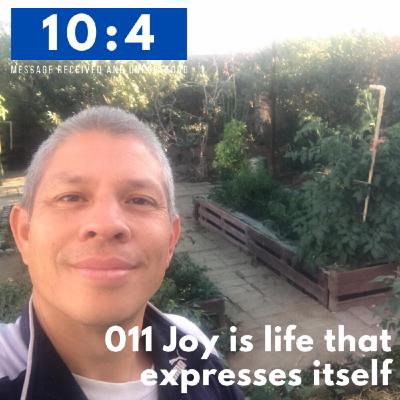 011 Joy is life that expresses itself 011 Joy is life that expresses itself