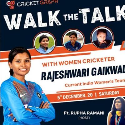 Rajeshwari Gayakwad - India Women’s Team - Walk the Talk with Cricketgraph
