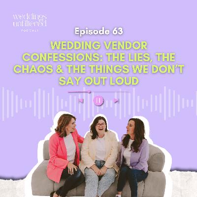 Wedding Vendor Confessions: The Lies, The Chaos & The Things We Don’t Say Out Loud