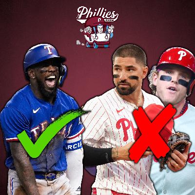 Hello, Adolis García. Bye, Harrison Bader and Nick Castellanos?