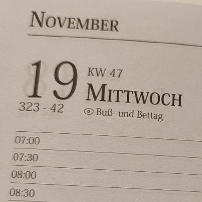 Evangelische Christinnen und Christen feiern morgen Buß- und Bettag Evangelische Christinnen und Christen feiern morgen Buß- und Bettag