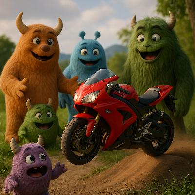 ספידי בארץ המפלצות הלא מפחידות 🏍️