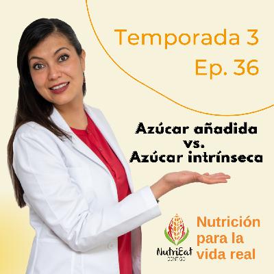 T3 Cap 36 | Azúcar añadida vs. Azúcar intrínseca