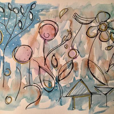 Winter Train Journey