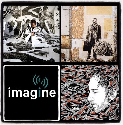 (((IMAGINE))) Avec Levalet -  une image : l’exilé, 1979, Ernest Pignon Ernest. - un invité : LEVALET - une chanson : Ulysse et Calypso, Arthur H, album baba love, Polydor Universal, 2011.