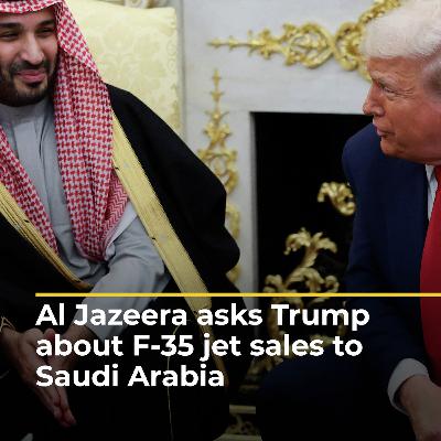 Al Jazeera asks Donald Trump about F-35 jet sales to Saudi Arabia | AJ#shorts