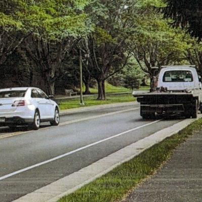 The Tow Truck and the White Line