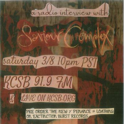 Saviour Complex Interview (Penance & Loathing)