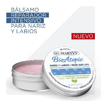 Nuovi Nasi e Labbra BioAtopici di Marnys. Rigenera, protegge e lenisce naso e labbra secche tutto lAND#39;anno