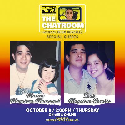 Maxene Magalona and Saab Magalona enters the Magic Chatroom with Boom Gonzalez