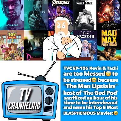 We interview “The Man Upstairs“ 😇 host of ‘The God Pod’ & he counts down the Top 5 Most Blasphemous films.😈 We interview “The Man Upstairs“ 😇 host of ‘The God Pod’ & he counts down the Top 5 Most Blasphemous films.😈