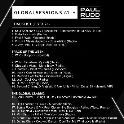 The Globalsessions with Paul Rudd - Episode 74 The Globalsessions with Paul Rudd - Episode 74