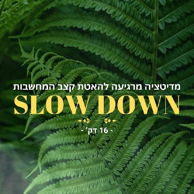 מדיטציה מרגיעה להאטת קצב המחשבות - 16 דק'