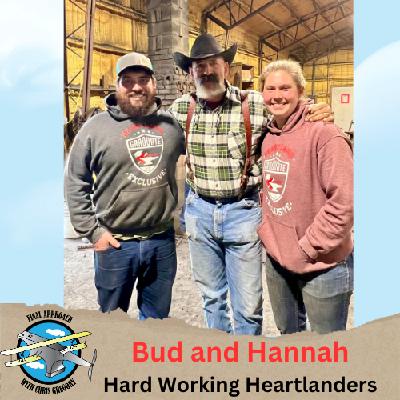 Hard Working Horseshoers.  Bud and Hannah
