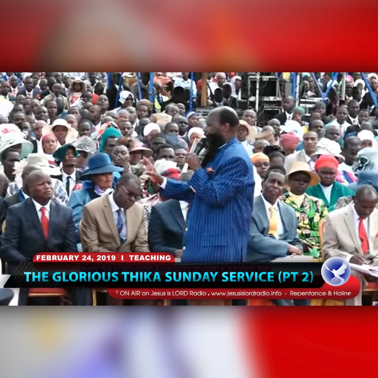 EPISODE 330 - 24FEB2019 - THE GLORIOUS THIKA SUNDAY SERVICE PART 2 - PROPHET DR. OWUOR episode artwork