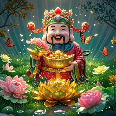 恭迎财神爷