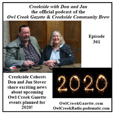 Creekside with Don and Jan, Episode 361 Creekside with Don and Jan, Episode 361