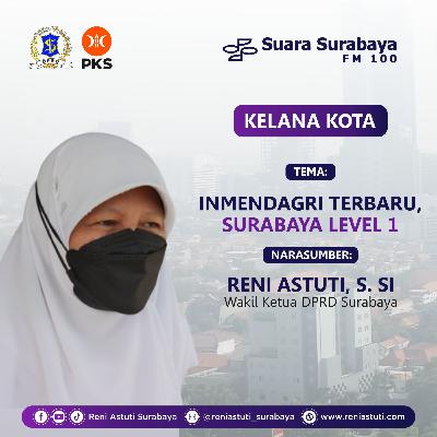 Inmendagri Terbaru, Surabaya Level 1