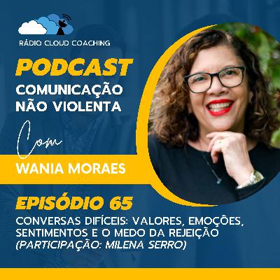 Conversas Difíceis: Valores, emoções, sentimentos e o medo da rejeição (Participação: Milena Serro) - COMUNICAÇÃO NÃO VIOLENTA #065