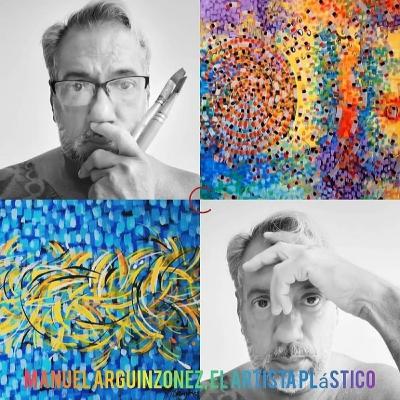 Manuel Arguinzonez. Artistica Plástico venezolano en la temporada de "Conversando con los amigos"