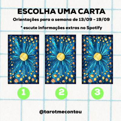 Tiragem de cartas semanal Tiragem de cartas semanal
