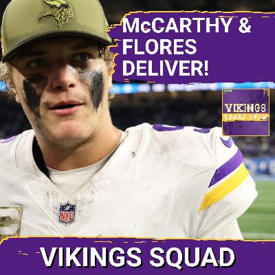 VIKINGS SQUAD SHOW: J.J. McCarthy and Brian Flores' Defense Got the Minnesota Vikings BACK ON TRACK