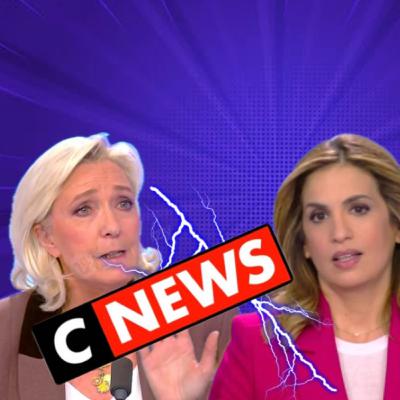 MARINE LE PEN ATOMISE CNEWS " Vous faites des amalgames "- REVUE DE PRESSE