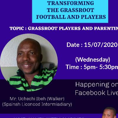 Tranforming Grassroot football and players by Hamza Akeem Oladimeji. Tranforming Grassroot football and players by Hamza Akeem Oladimeji.