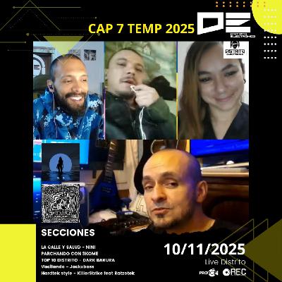 Séptimo Capitulo Temporada 2025 – Top 10, Noticias y beats en vivo | Distrito Electrónico Séptimo Capitulo Temporada 2025 – Top 10, Noticias y beats en vivo | Distrito Electrónico