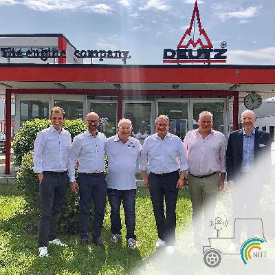 Dieter Dänzer trifft Andreas Schmidt, Frederik Vogel, Mark Schneider und Kaspar Sternberg von der Deutz AG Dieter Dänzer trifft Andreas Schmidt, Frederik Vogel, Mark Schneider und Kaspar Sternberg von der Deutz AG