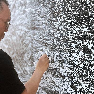 ”Att rita är som att andas” – hans verk utmanar konstvärldens normer