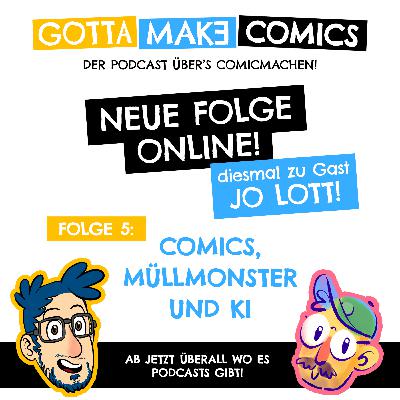 Folge 5: Johannes Lott über Comics, Müllmonster und Künstler vs. KI