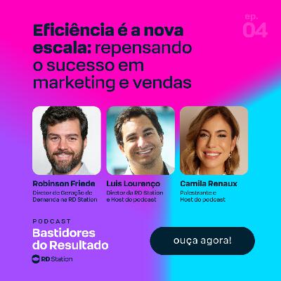 Eficiência é a nova escala: repensando o sucesso em marketing e vendas | Ep. #4 Eficiência é a nova escala: repensando o sucesso em marketing e vendas | Ep. #4