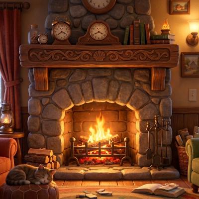 Wood Burning Fire Crackling | 3 Hours Wood Burning Fire Crackling | 3 Hours