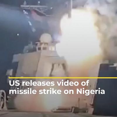US releases missile launch video after northwest Nigeria strike | AJ #shorts