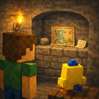 Chapter 35 – The Hidden Wall (Bedtime Story for Kids)| Karlik’s Minecraft Stories