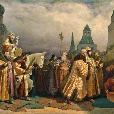 Der König auf dem Weg zum Khan (Palmsonntag)
