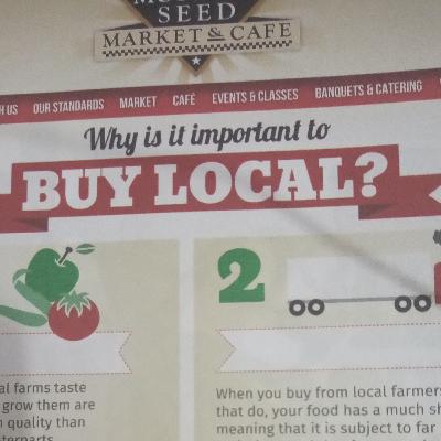 Buying in local farms