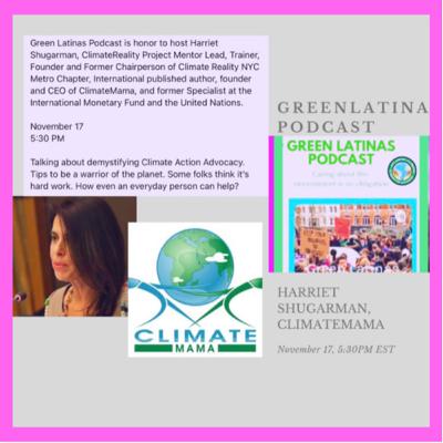 Harriet Sugarman, Climatemama, FormerClimatePolicyAdvisorInternationalMonetaryFund, ClimateReality