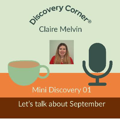 Let's talk about September! Let's talk about September!