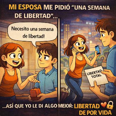 Mi esposa ME PIDO UNA SEMANA DE LIBERTAD así que yo le di algo mejor, LIBERTAD DE POR VIDA
