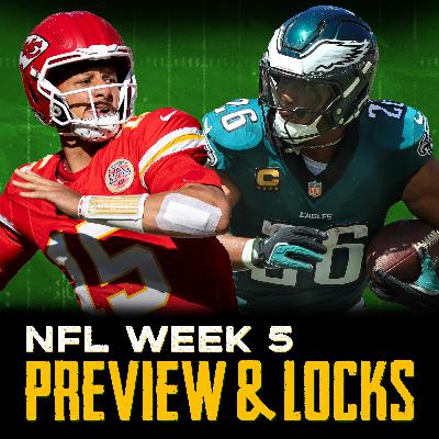Week 5 NFL Preview & Locks: Chiefs-Jaguars, Justin Herbert vs. Jayden Daniels + More