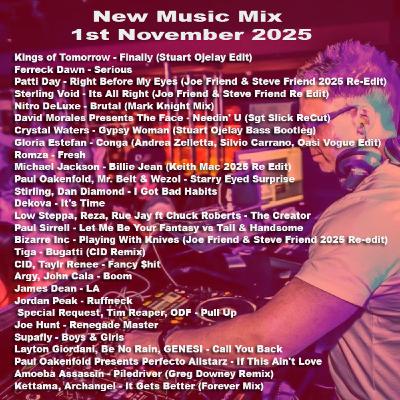 Episode 60: New Music Mix 1st November 2025 Episode 60: New Music Mix 1st November 2025