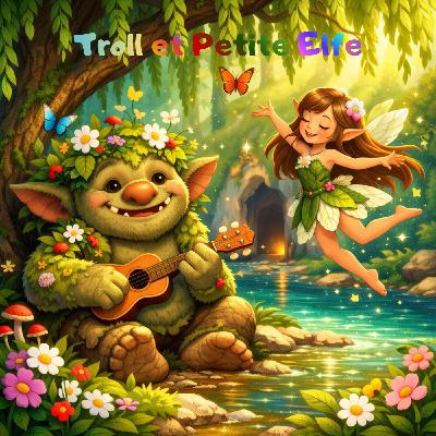 Troll et Petite Elfe, histoire calme et contemplative